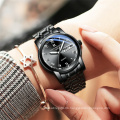 ONTHEEDGE 031&033 Couple Watch Calendar Waterproof Stainless Steel Sports Men And Women Watch Fashion Luxury Reloj Hombre 2020